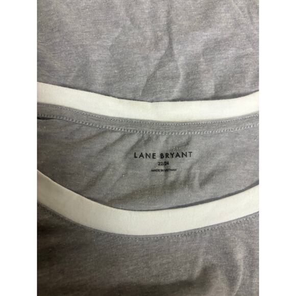 Lane Bryant “It’s Game Day” Graphic Tee Gray Varsity Plus Size 22/24 - Picture 3 of 5
